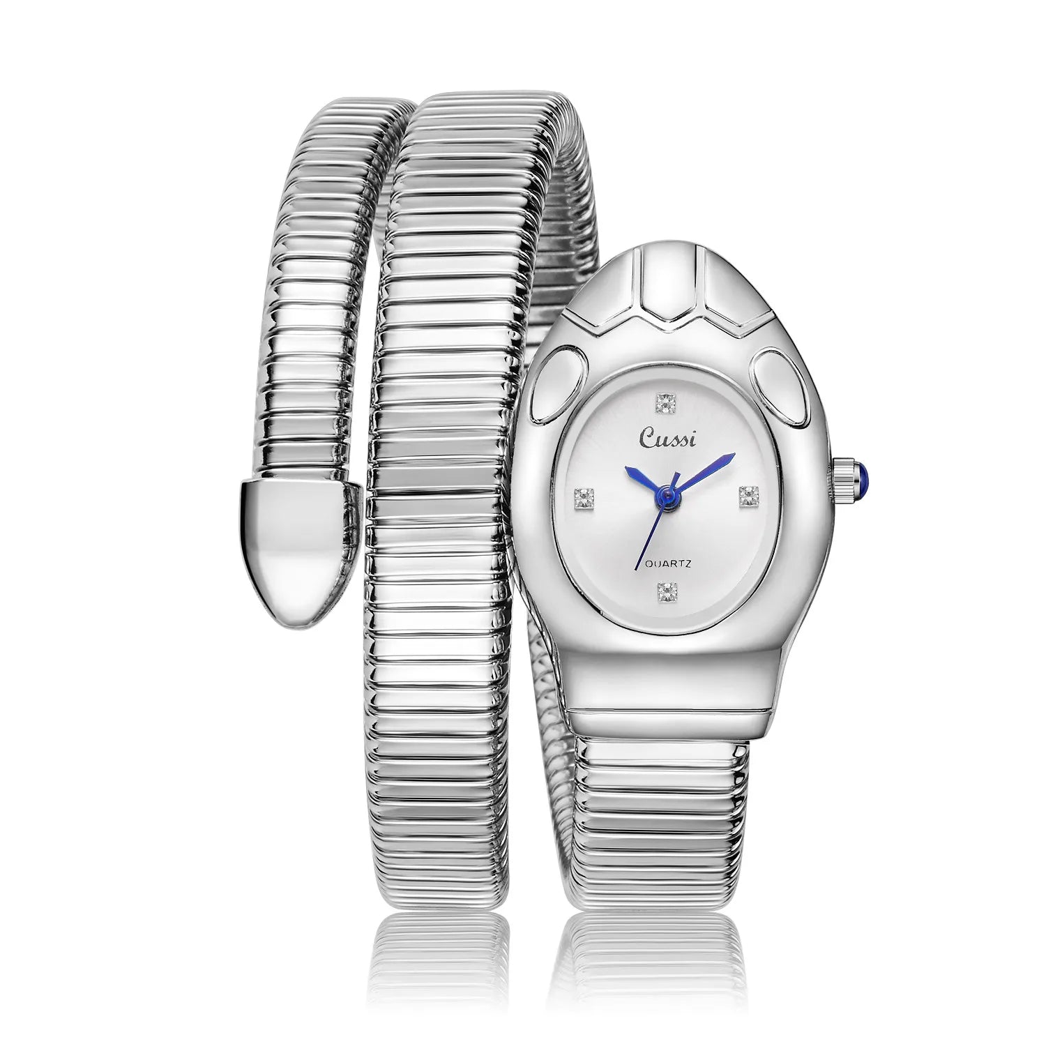 snake quartz watch